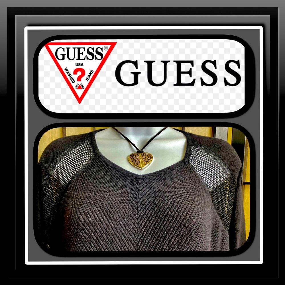 WAY CUTE Guess Brand Black Sweater
